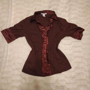 Charlotte Russe Button Up Blouse